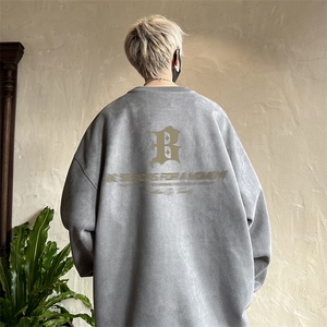 抖音供货、重磅显瘦卫衣秋圆领宽松D223A-DY-LPWY105-特p40图片