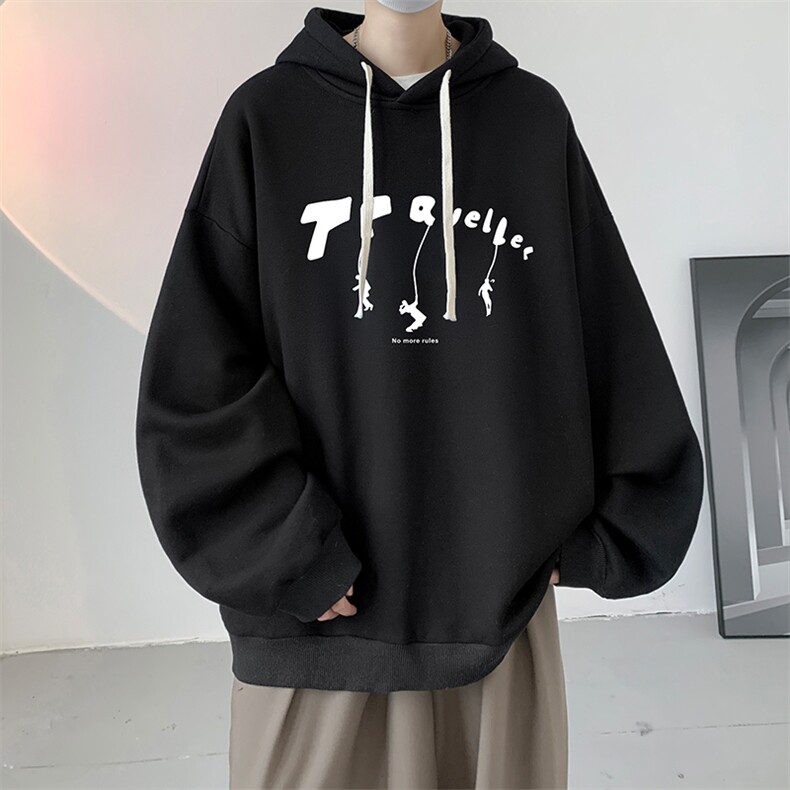 连帽卫衣男大码胖子帽衫大号运动服WY2449-P35,男装卫衣,电商A040