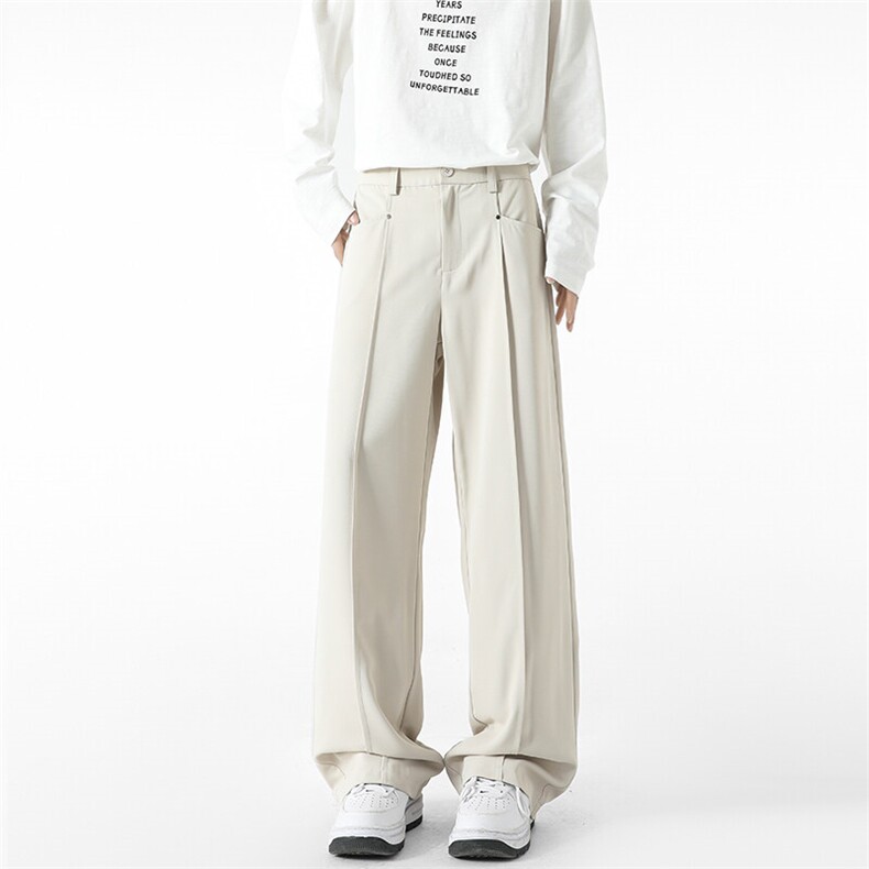 垂感直筒休闲西裤春季新款休闲裤抖音品质A111-A156-P5588，男装休闲裤，电商基地A111