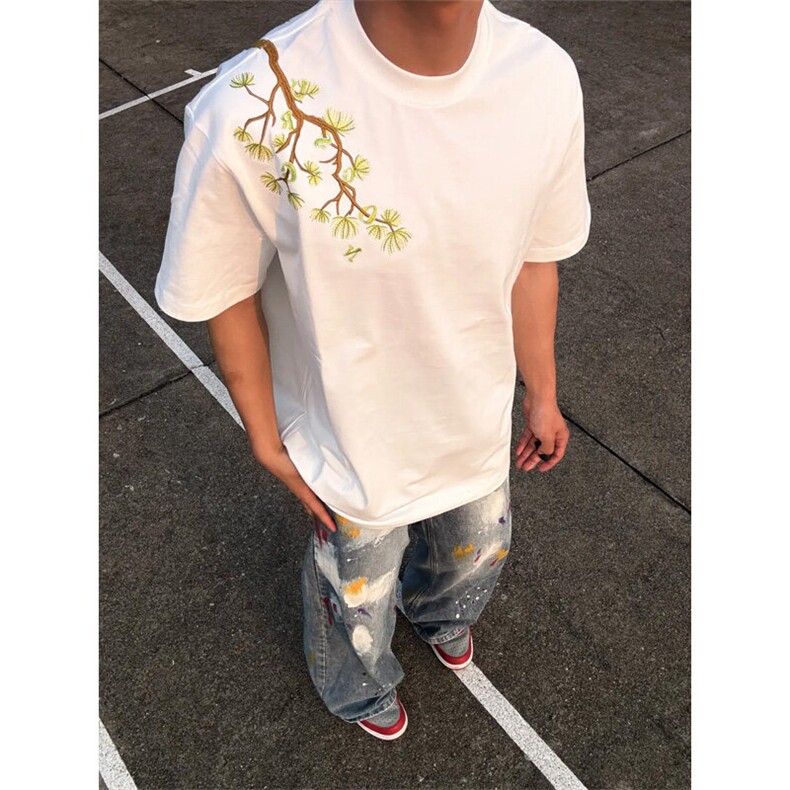 【有货】DXT988LL-特P35cleanfit重磅刺绣短袖小领口t恤男,男装T恤,星座1007（原301D）