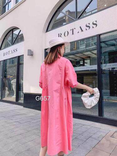 时尚休闲连衣裙，女装连衣裙，格乐