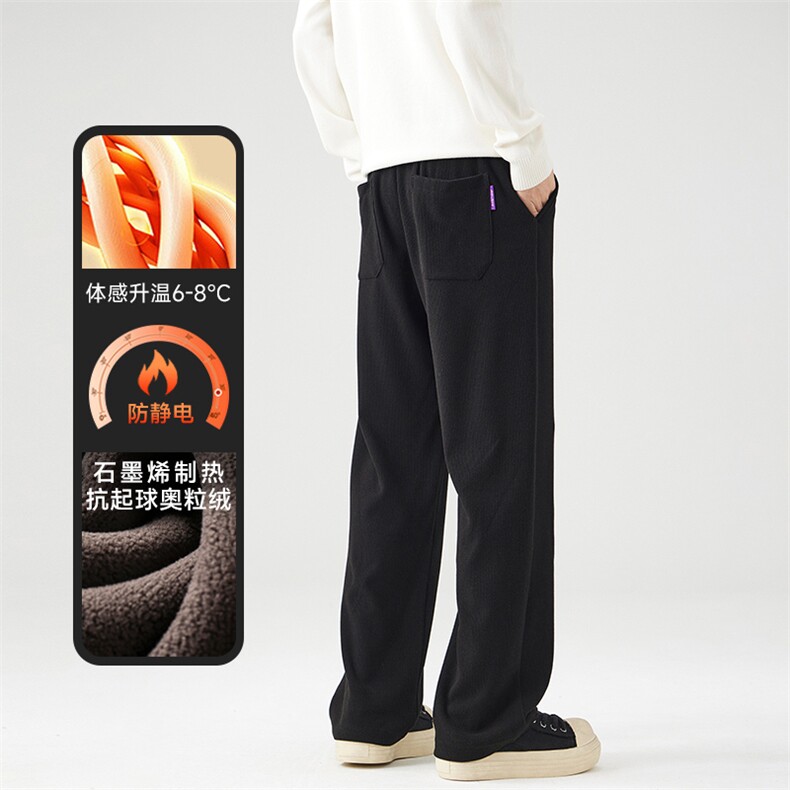 A178-1DY586AP90奥粒绒秋冬季美式休闲针织卫裤,男装休闲裤,电商A178-1