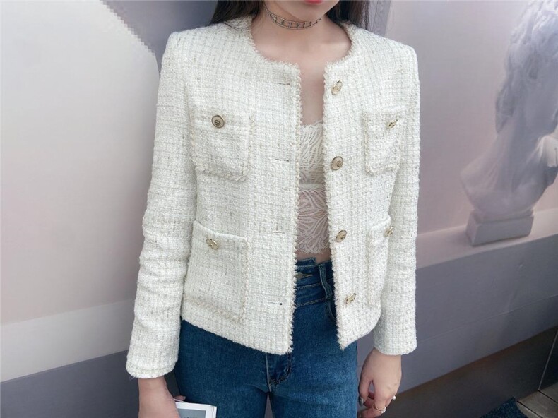 9975#简约时尚外套，其它，米社