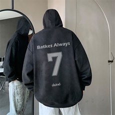 B359-WY9087特P48限价78美式秋季连帽数码直喷印花卫衣男生外套，女装短外套，电商B359