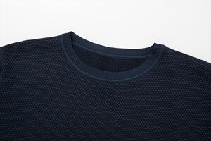 针织衫男圆领长袖t恤中年男士春秋薄款潮流打底衫衣服XYG2201 P40图片