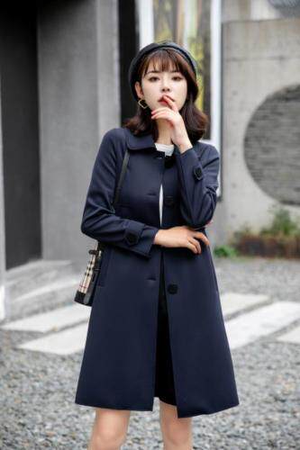 春装订货款、空气层面料风衣外套M到XXL，女装风衣，拉思维加丝