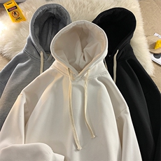 8XL-M羊羔绒卫衣男秋冬加肥加大码胖子连帽卫衣WY201-P65控78，男装卫衣，电商D206-1