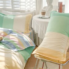 2021新款磨毛卡通印花四件套彩虹，床品套件普通磨毛，格格屋家纺（原汀滢家纺）