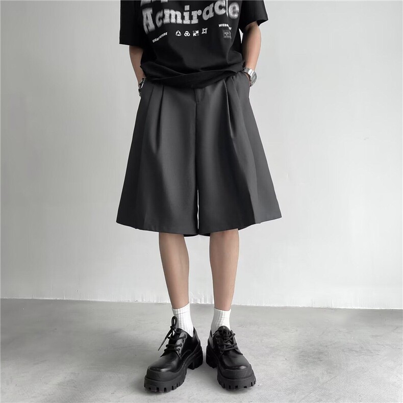 五分裤男女韩版潮流常规帅气百搭垂感2025夏季ins短裤K6128-P35,男装休闲裤,星座412-3