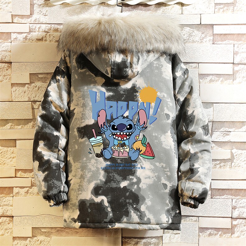 MC49077-P135日系潮棉衣男大码派克服男工装棉服外套棉袄砖墙,男装棉衣,电商A040A