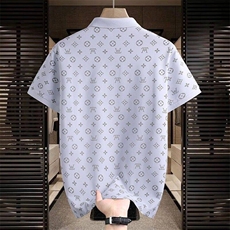 84052-P40夏季时尚休闲T恤男士POLO衫欧货潮牌商务翻领短袖T恤，男装Polo衫，电商D310B-1