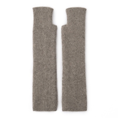 2025年新款百搭女士双股加厚长款保暖半指手套，手套，窄众羊绒