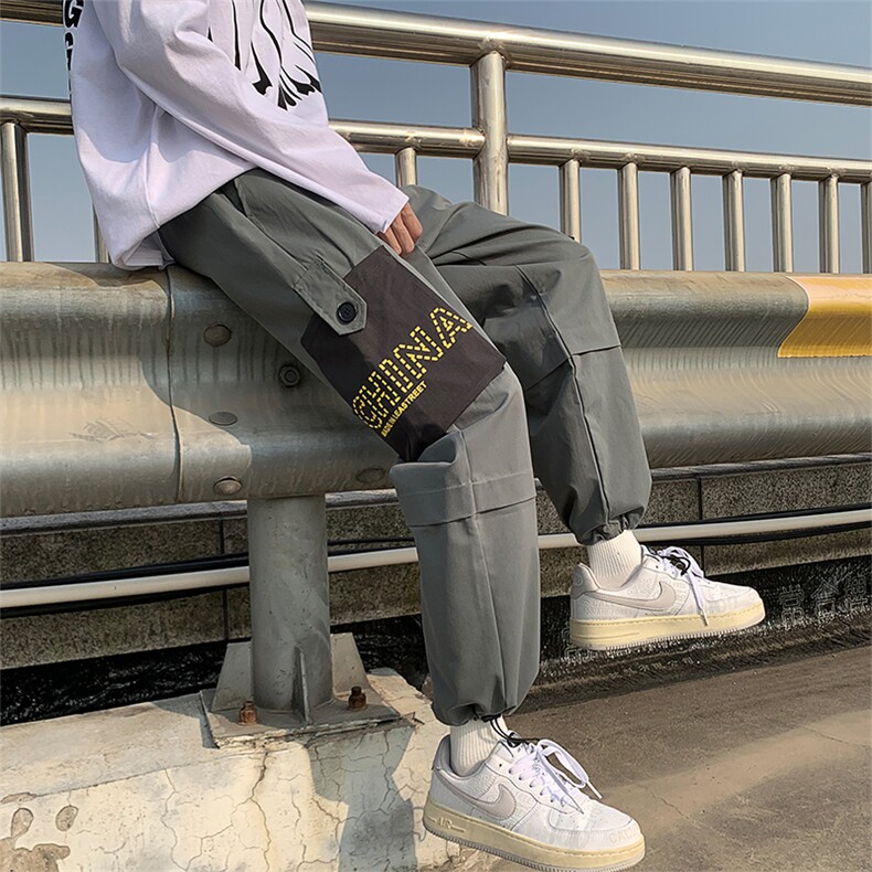 春季大码男装休闲裤工装宽松九分裤A300-K507-M-5XL-P38,男装休闲裤,天晨