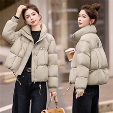2025年冬季立领90白鸭绒羽绒服厚款短款，女装羽绒服，艾尚靓装