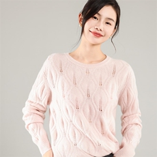 35%羊绒衫秋冬季新款舒适时尚百搭女式宽松长袖打底毛衣，女装羊绒衫，琳尚羊绒