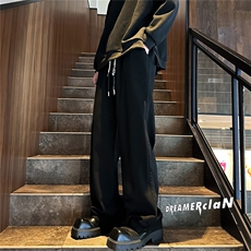 k1056-p55-控78M-5XL港风高阶黄泥黑暗拼接牛仔裤，男装牛仔裤，星座116