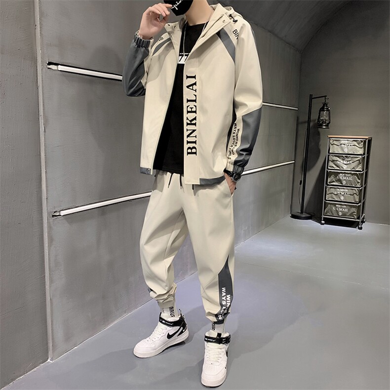 工装外套男装休闲运动套装男士夹克韩版潮流衣服D03,男装夹克,电商B226-2（原B217-2）
