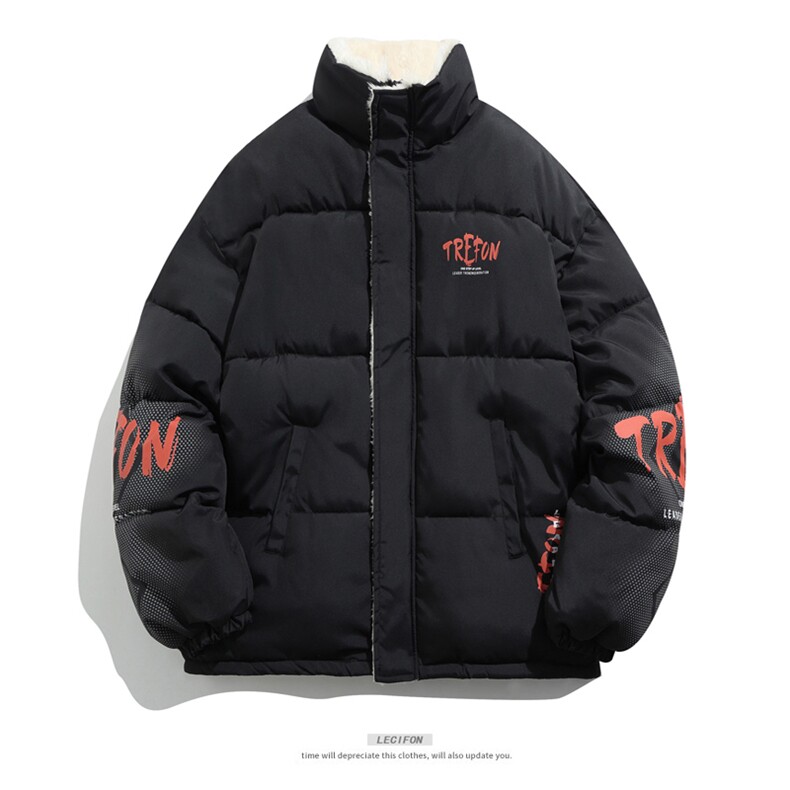 新款棉衣女加绒立领印花棉服外套面包服棉袄3350-P80控118,男装棉衣,星座207