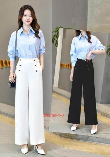 休闲全棉衬衫，梭织西装拖地裤，女装衬衫，哈真