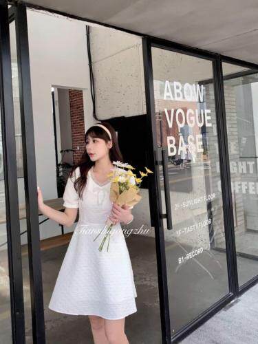 提花连衣裙，女装连衣裙，天使公主