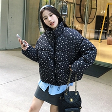A459-P88碎花短款棉衣棉服港风高级感上衣外套，男装棉衣，星座911