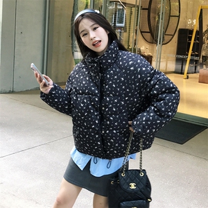 A459-P88 碎花短款棉衣棉服港风高级感上衣外套图片