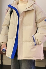 冬季宽松/连帽休闲外套潮加厚棉衣XZ102B-1M2305-P125，男装棉衣，星座102B-1