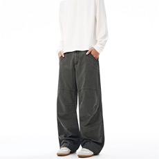 2025秋冬新款三色褶皱复古水洗休闲裤男直筒宽松百搭伞兵长裤子,男装休闲裤,星座301D-3, 2025秋冬新款三色褶皱复古水洗休闲裤男直筒宽松百搭伞兵长裤子,男装休闲裤,星座301D-3,