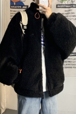 1羊羔毛棉衣外套男宽松加棉加厚ins大码情侣棉服7956P105控138，男装棉衣，星座226-2