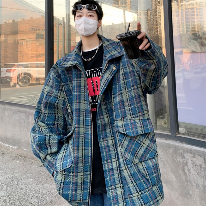2025春季男士夹克休闲宽松百搭外套情侣款J266P95,男装夹克,电商A157