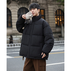 Q4面包服男女大码宽松休闲棉衣棉袄纯色简约风棉服保暖防寒潮文艺，男装棉衣，星座115A(原星座507）
