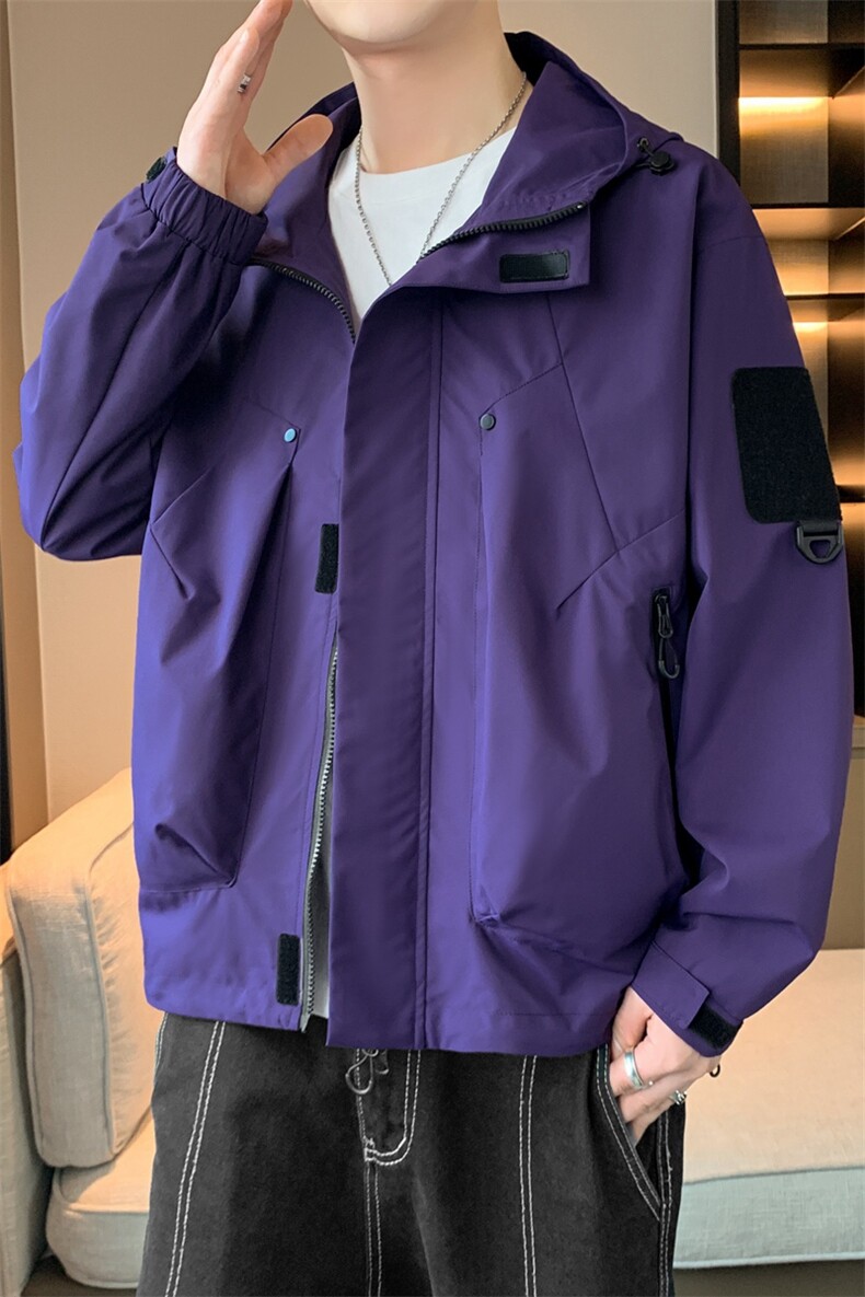 春季现货户外夹克男冲锋衣外套DSA157B-J111-P60,男装夹克,电商A157B