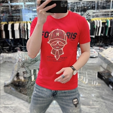 新款时尚高端精品欧货夏季男T恤短袖潮流抖音A227B-A-723-P48，男装T恤，电商A227B（原钱塘4066-1）