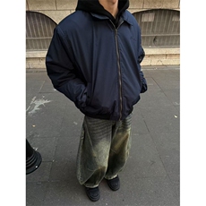 网图美式复古飞行员夹克外套男cleanfit廓形棒球服JKT120-特P53，男装夹克，星座1007（原301D）