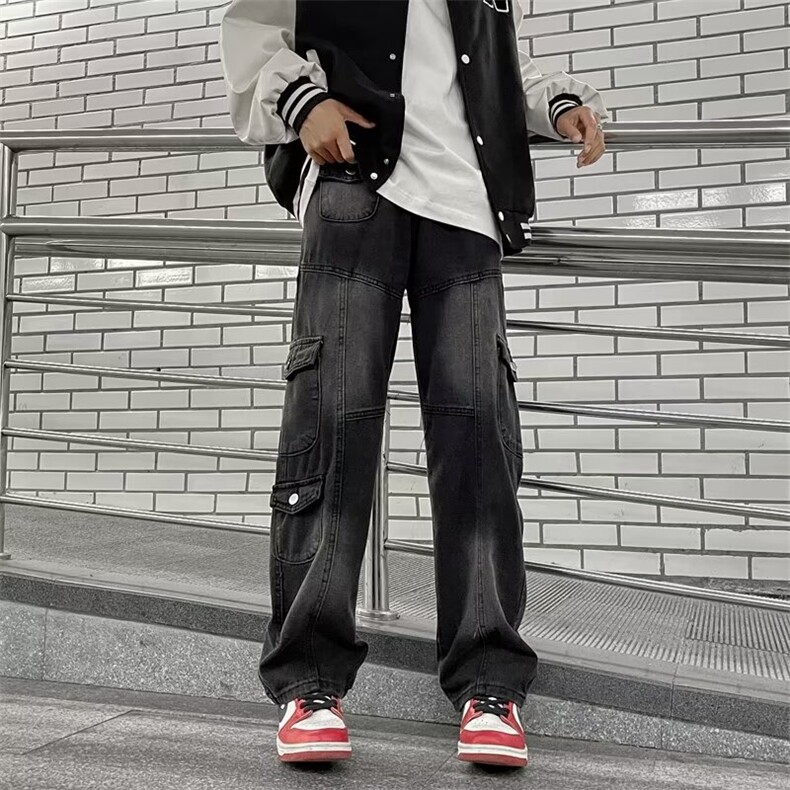 美式牛仔裤男款秋季长裤潮S6074P60,男装牛仔裤,星座1116-2