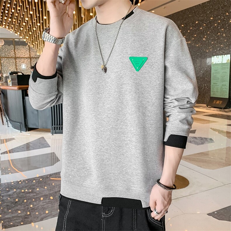 71561-P45 秋季休闲卫衣男长袖T恤打底衫图片