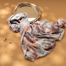 高端水溶印花精纺纯山羊绒围巾大披肩女流苏2025秋冬新款围巾围脖，商品下架区，江帆羊绒