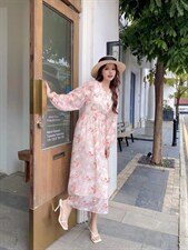 甜美优雅花连衣裙，女装连衣裙，艾丽贝儿