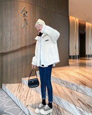 水貂休闲外套，其它，百变诱惑