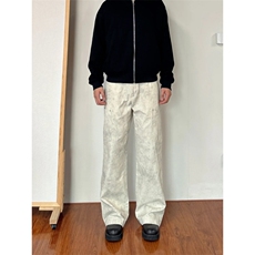 1506/QM1180/P57美式风大理石纹复古直筒休闲工装裤子男女同款，男装工装外套，星座1506