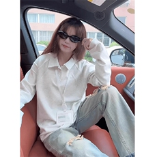 抖音得物高品质美式高街重磅曼巴棉结构螺纹拼接翻领卫衣长袖T恤，男装T恤，电商A486