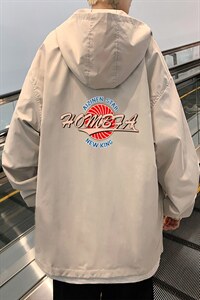 ！春秋新款港风休闲连帽夹克男宽松外套男装DJK262-P45，男装夹克，电商B371