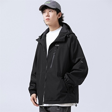秋季高品质中性风潮流冲锋衣时尚简外套夹克CYJK9267P-75控价129，男装夹克，电商A128