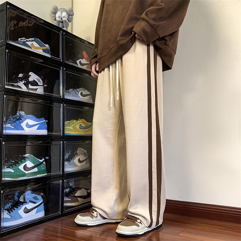 KP728P40港风休闲裤男宽松直筒拖地裤卫裤，男装休闲裤，星座1204-3