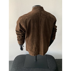 W10405-P78网图现货鹿皮绒复合高克重外套百搭潮流宽松夹克上衣，男装夹克，星座1608
