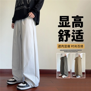抖音品质工装男美式阔腿伞兵裤直筒休闲裤A146-GY599特p22量大优图片