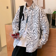 长袖衬衫春款男港风潮流C024P32，男装衬衫，星座1116-2