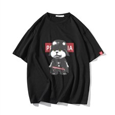 2021夏季新无影墙日系大码男已注册卡通印花短袖T恤T1072-P25，男装T恤，电商A001