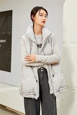中长款羽绒马甲，女装马甲，XCWY