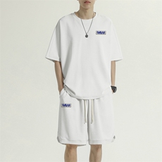 男夏季薄款速干运动篮球服套装夏天男士休闲短裤TZ18-特批-70，男装休闲套装，星座718